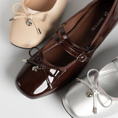 H2U Ruby Ribbon Mid Heels