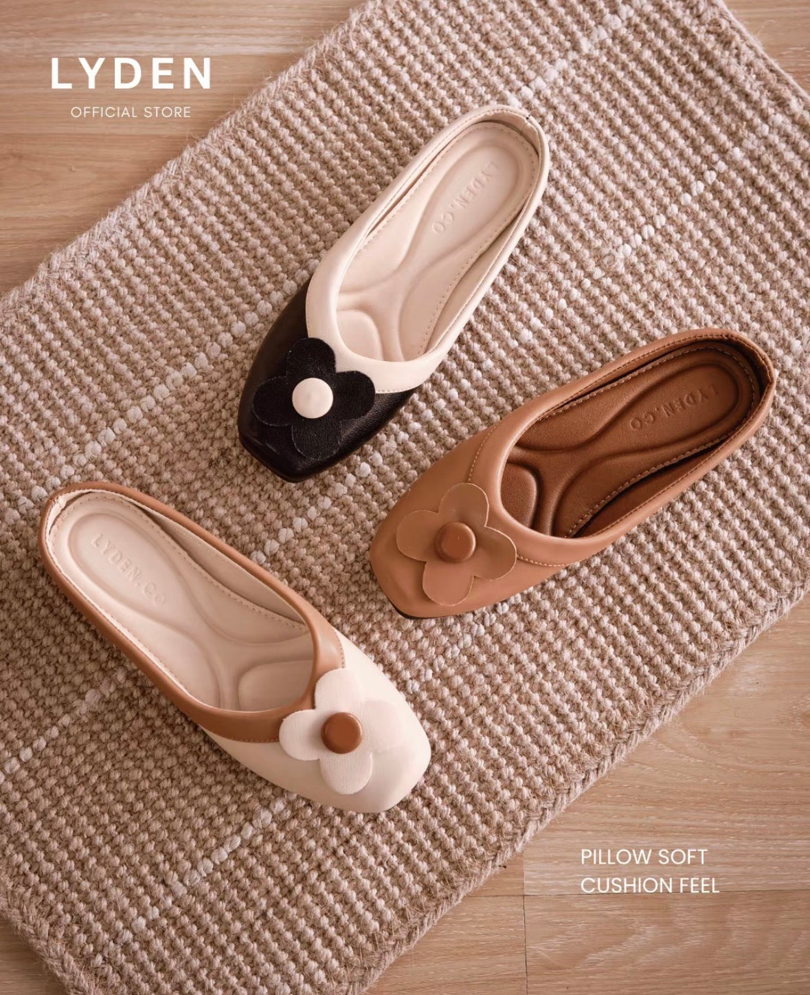 LYDEN No.4 Petal Slip On Series