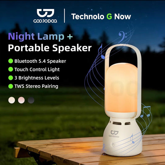 GJDQ Night Lamp + Portable Speaker