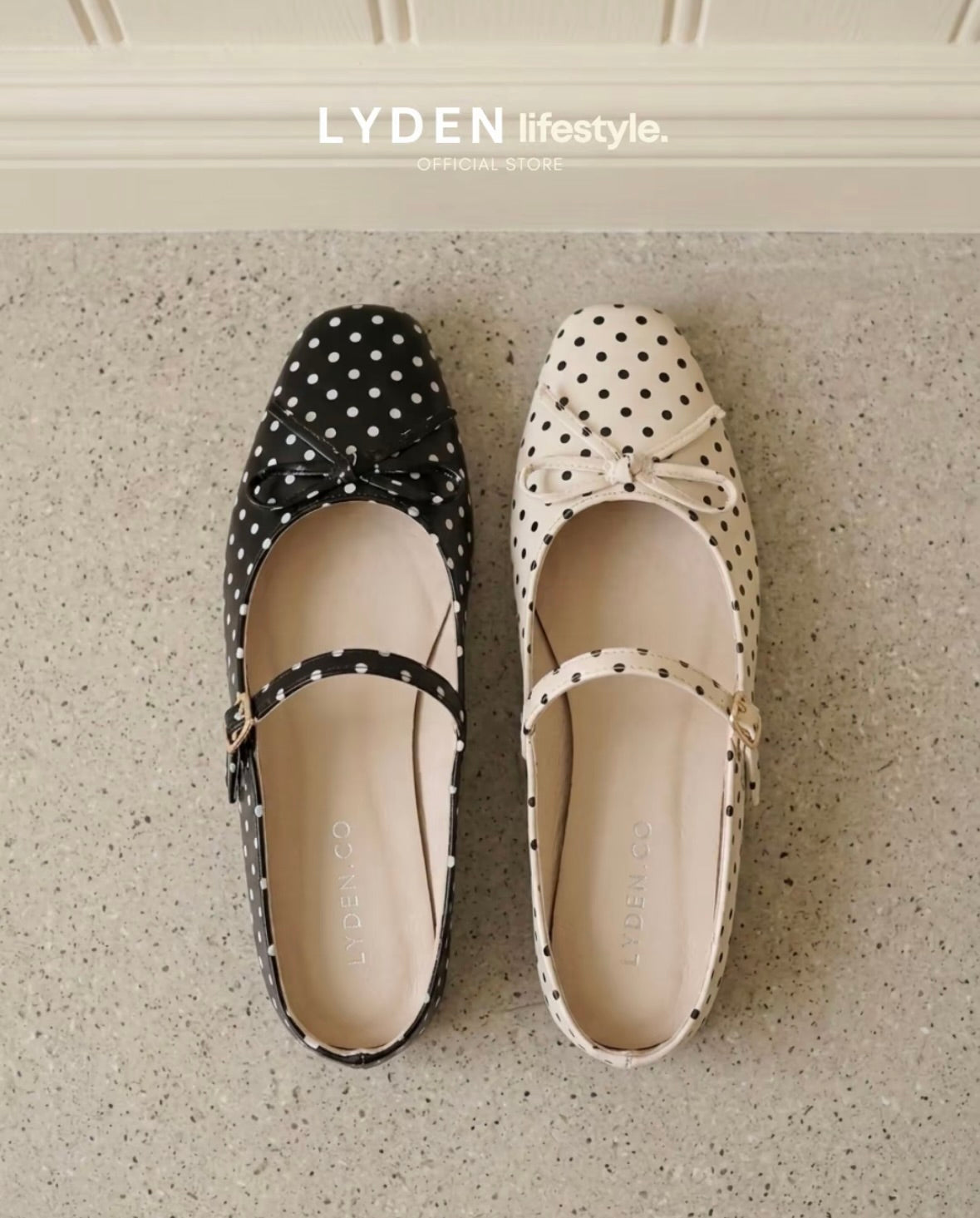LYDEN Doté Open Back Flats