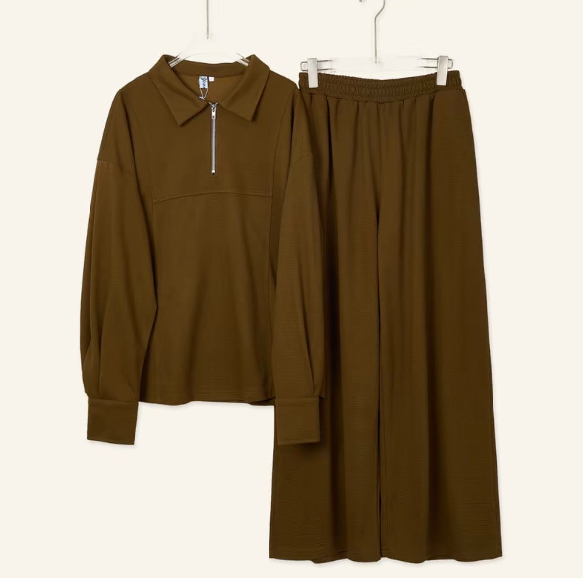 YM Maison Waffle Zip Set