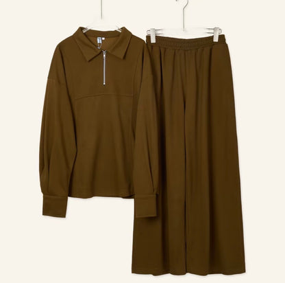 YM Maison Waffle Zip Set