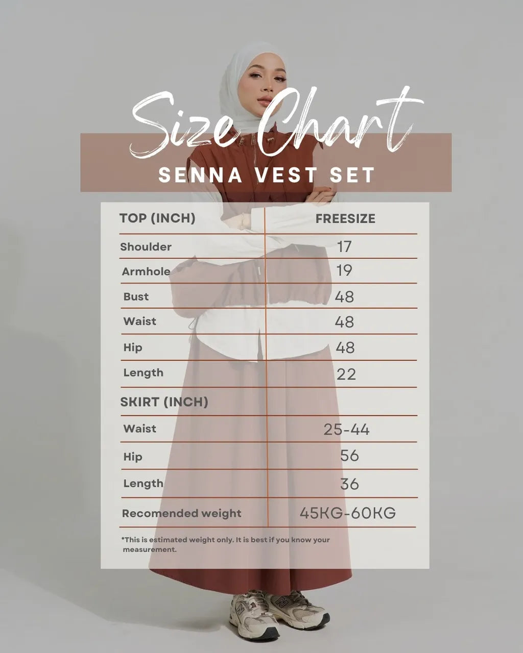 HW Senna Vest With A-cutting Skirt with Sling Bag