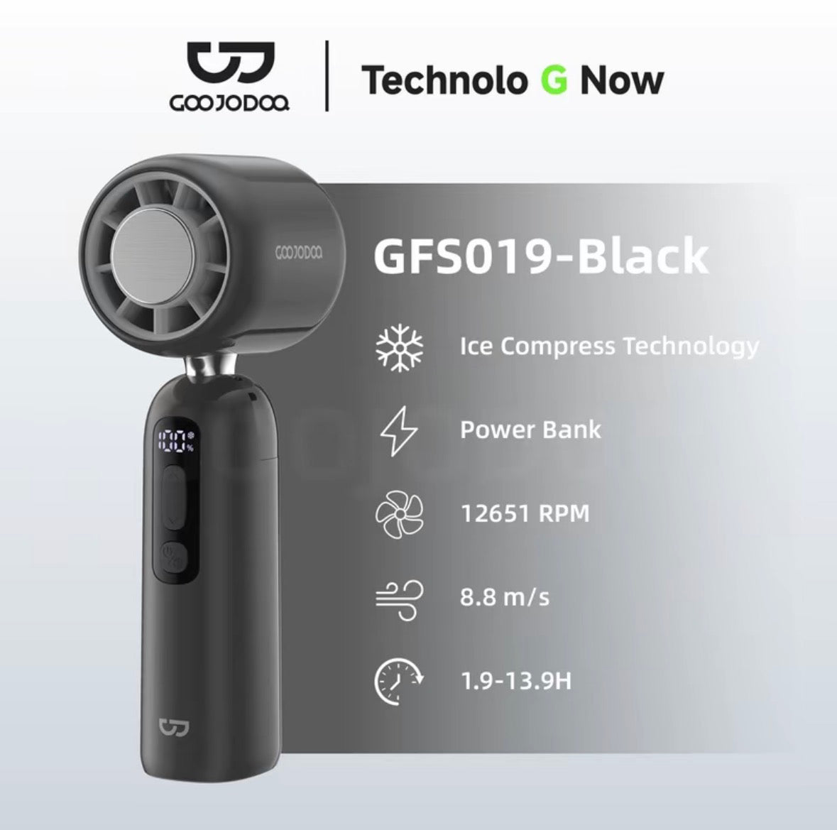 GJDQ GFS018/GFS019 Portable Fan
