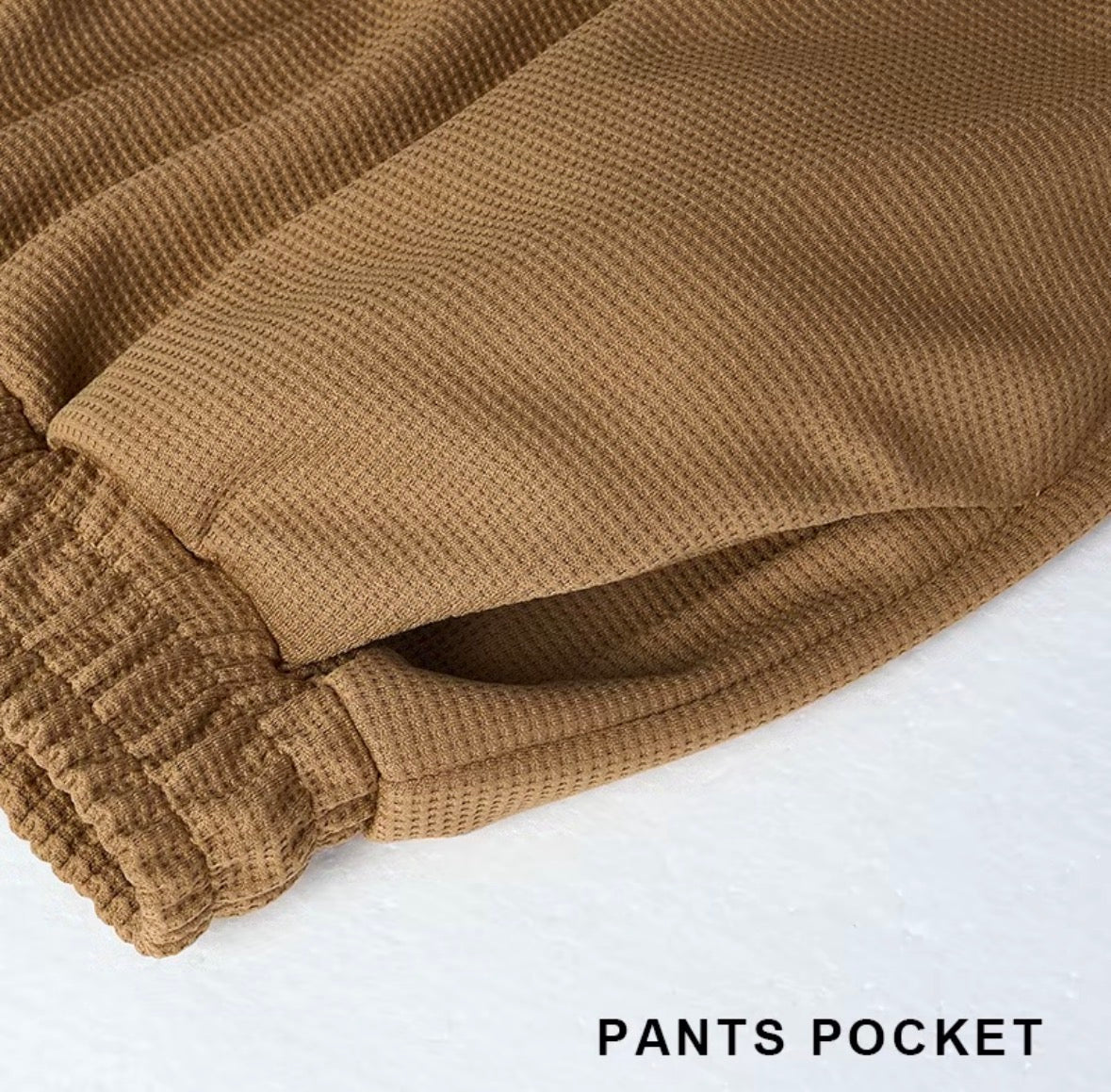 YM Two-Tone Pant Set (Free Size/Plus Size)