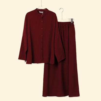 YM Jenny Set (Blouse & Skirt) - Free Size/Plus Size