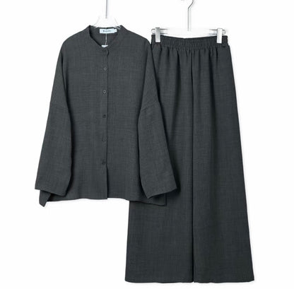 YM Calista Pants Set - Free/Plus Size