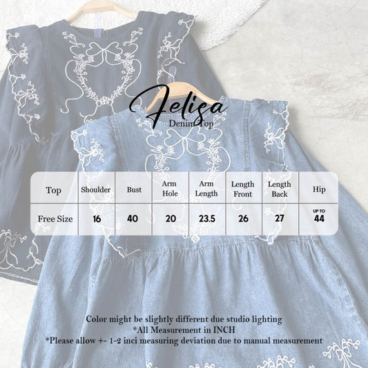 ABC Felisa Denim Top