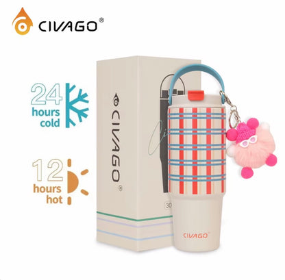 CVG Straw Insulated Mug (30oz/900ml)