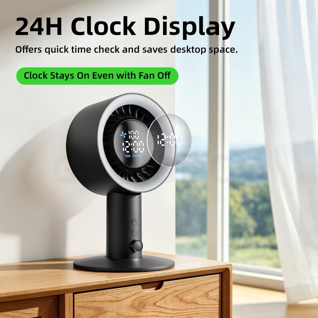GJDQ GFS020 Silent Oscillating Desk Fan