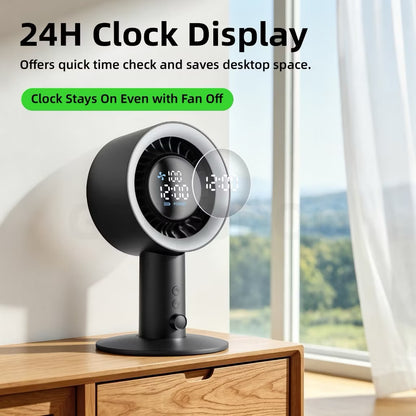 GJDQ GFS020 Silent Oscillating Desk Fan