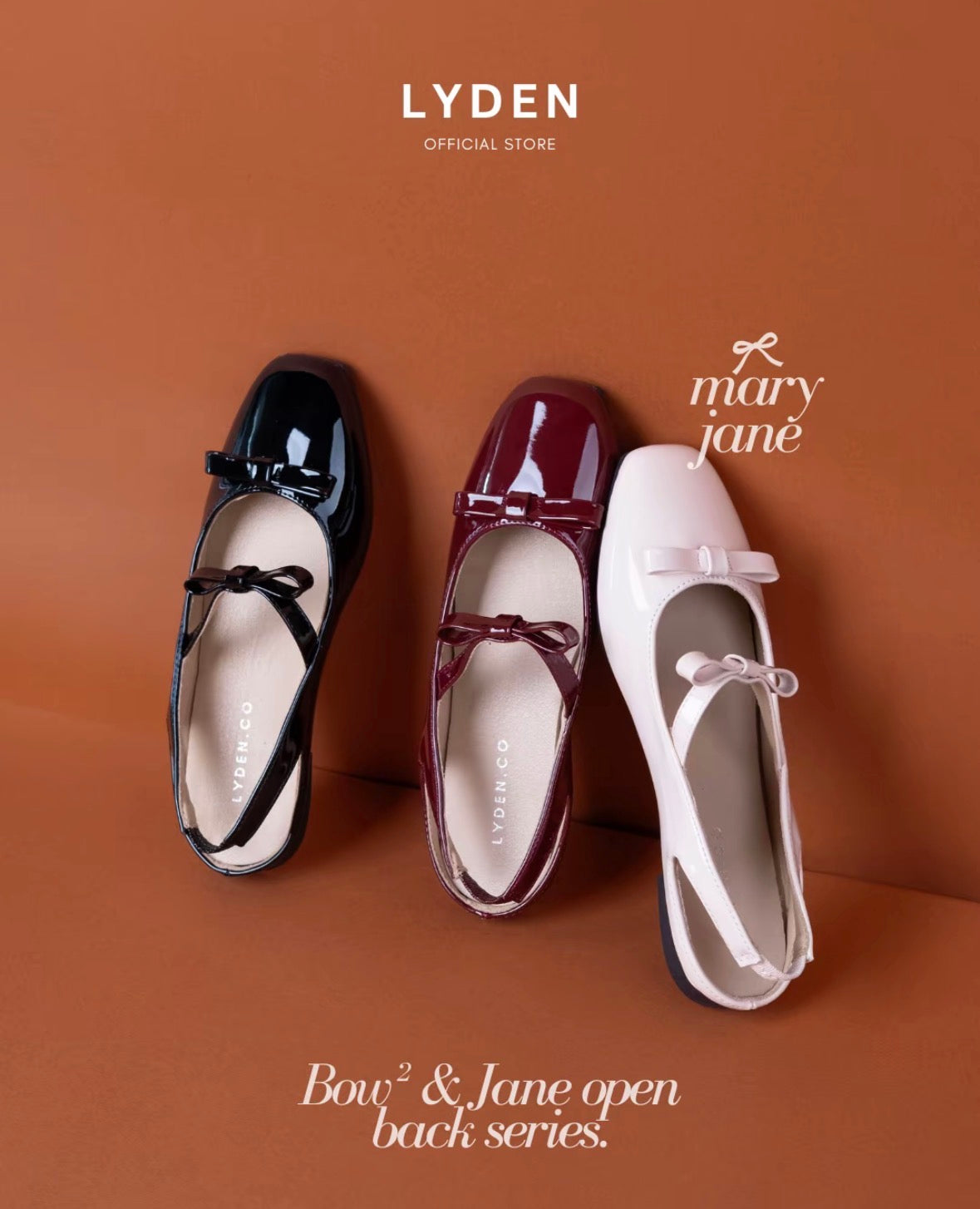 LYDEN Mary Jane Bow and Jane Series