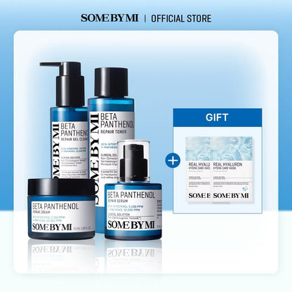 SBM Beta-Panthenol Repair 4 Set (Toner+Serum+Cream+Gel Cleanser)