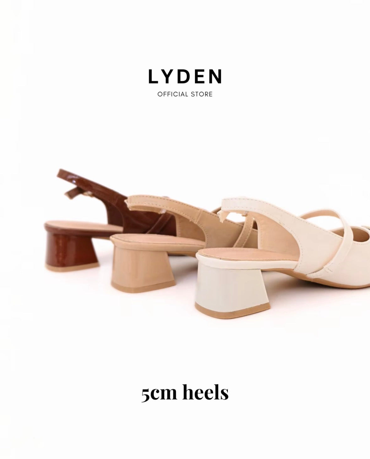 LYDEN Clara Glossy 5cm Pump Heels Series
