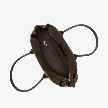 Dr Cardin Women Araya Shoulder Bag / Satin / Suede / Faux Leather BG-819