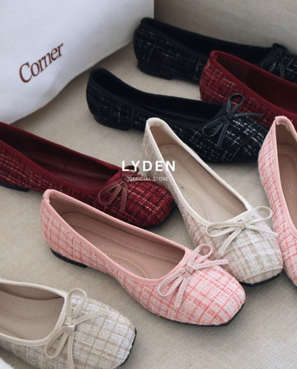 LYDEN Crochet Kiss Ballet Flats Series