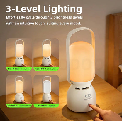 GJDQ Night Lamp + Portable Speaker
