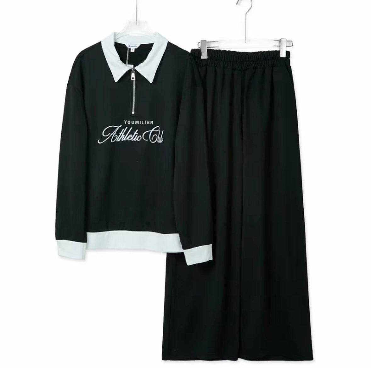 YM Athletic Club Pants Set - Free/Plus Size