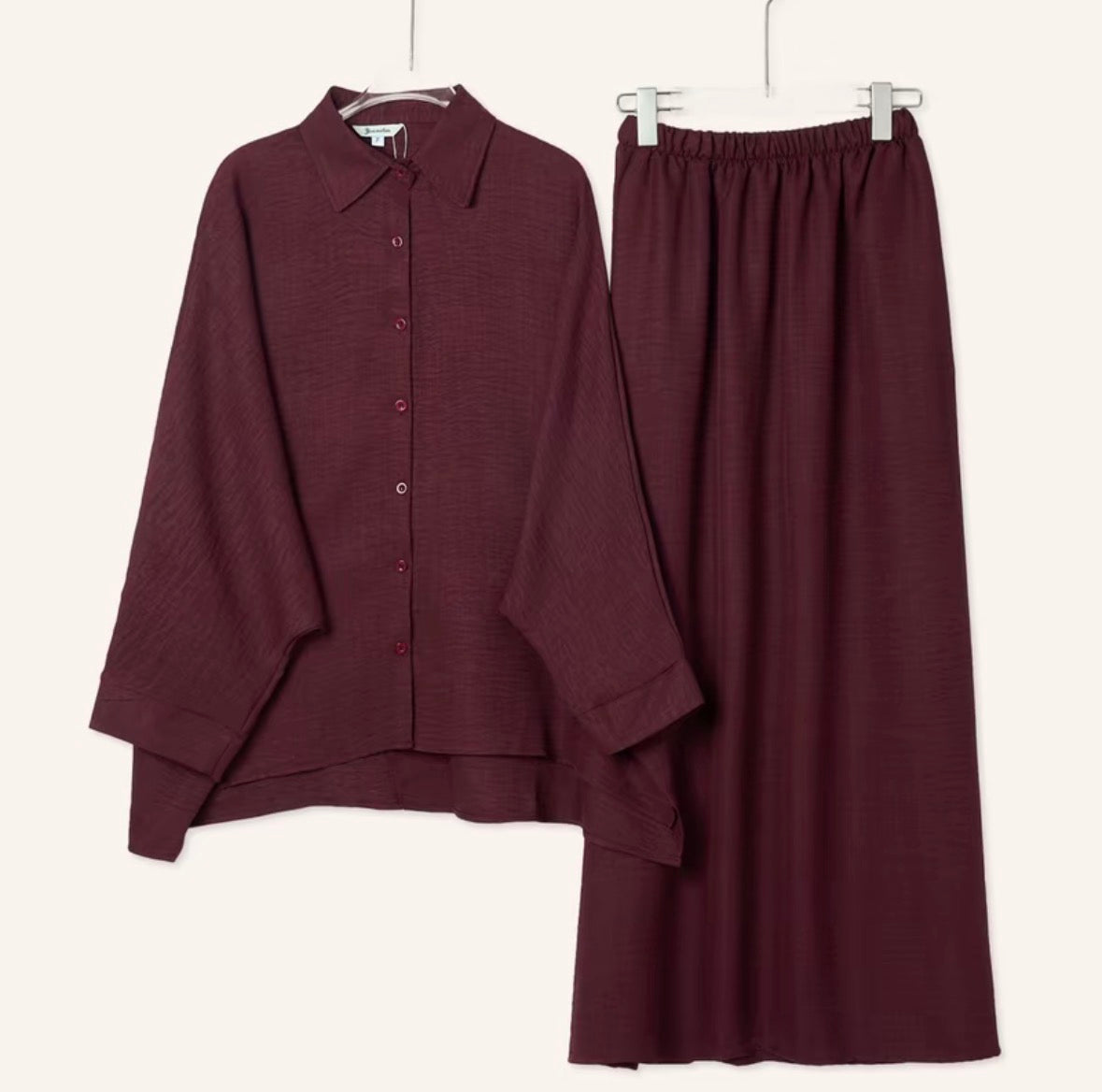 YM Alexa Skirt Set (Free/Plus Size)
