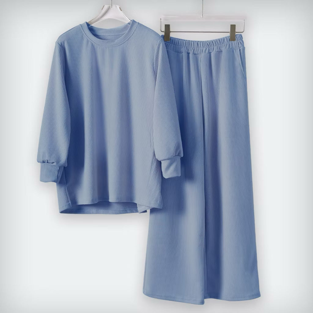 YM Sweatshirt Set (Blouse & Pants) - Free Size / Plus Size