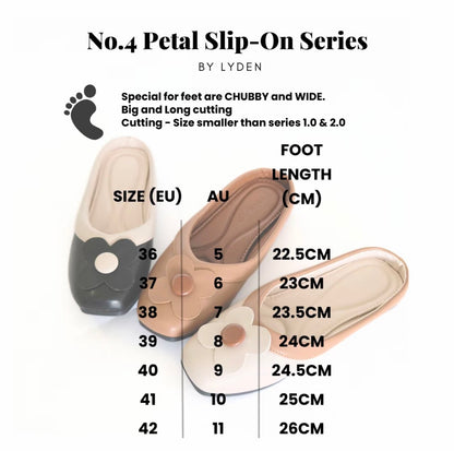 LYDEN No.4 Petal Slip On Series