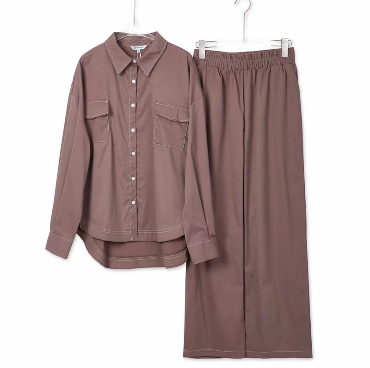 YM Riley Pants Set - Free/Plus Size