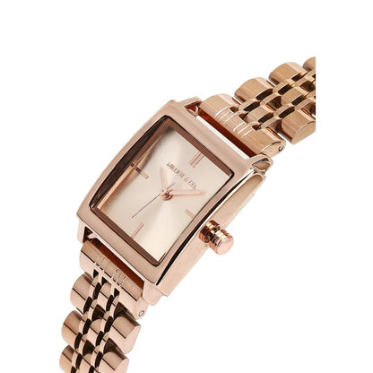 Milliot & Co Sima Leather/Steel Analog Watch