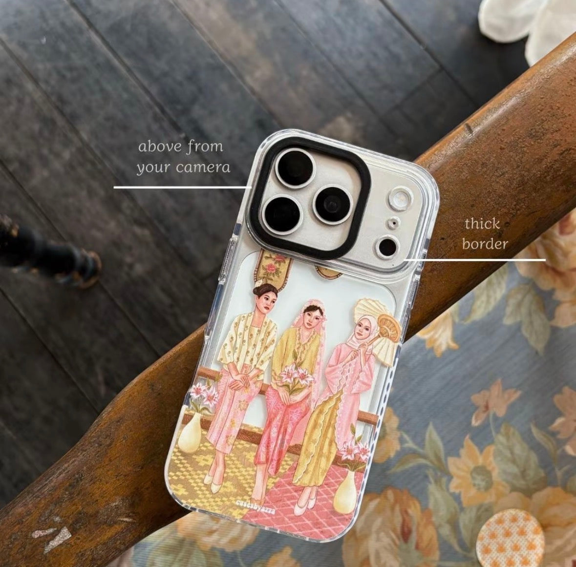 CBA Gadis iPhone Case - Raya Collection by Casesbyazza