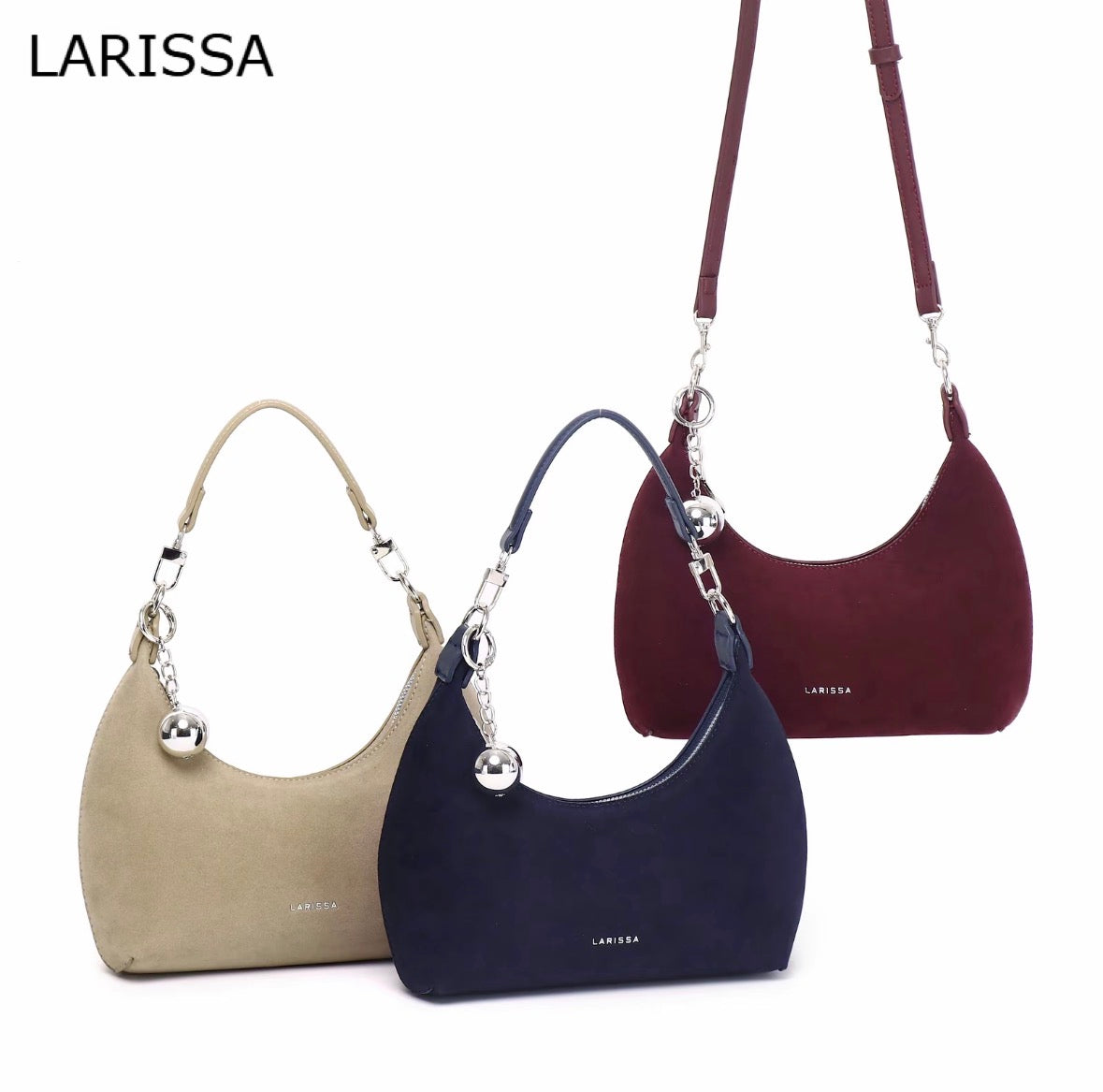 LARISSA Roro Suede Bag
