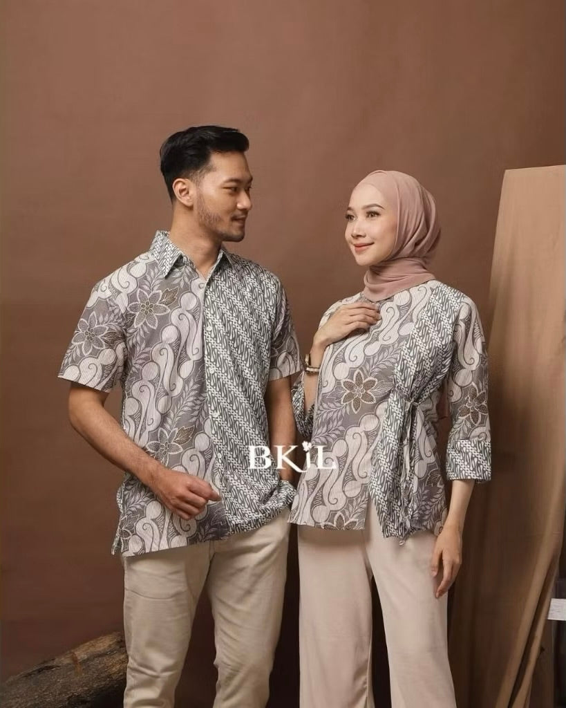 Modern Batik Cotton Top/Blouse