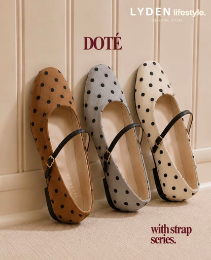 LYDEN Doté Strap Flats