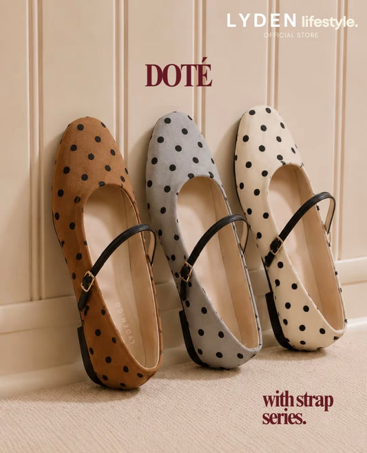 LYDEN Doté Strap Flats