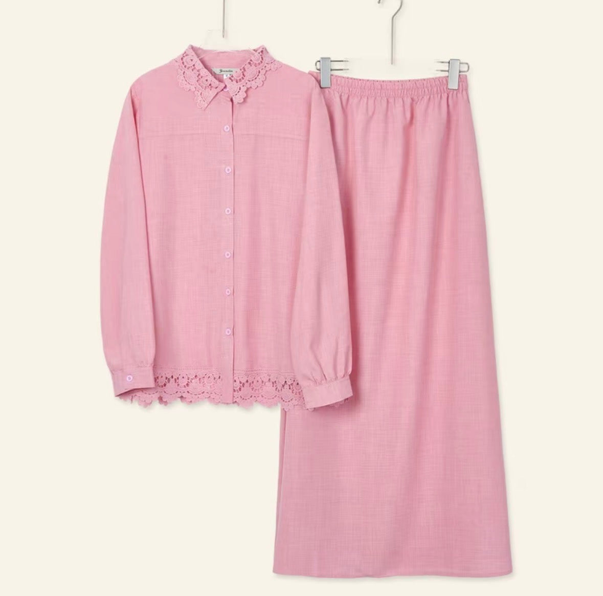 YM Gloria Lace Skirt Set