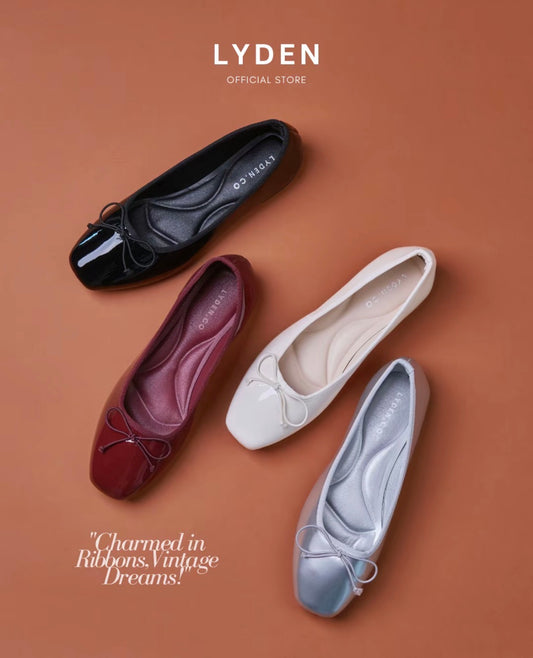 LYDEN Mary Jane Glossy Flats