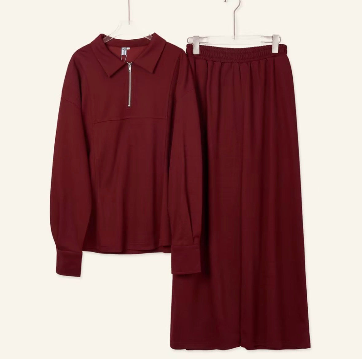 YM Maison Waffle Zip Set