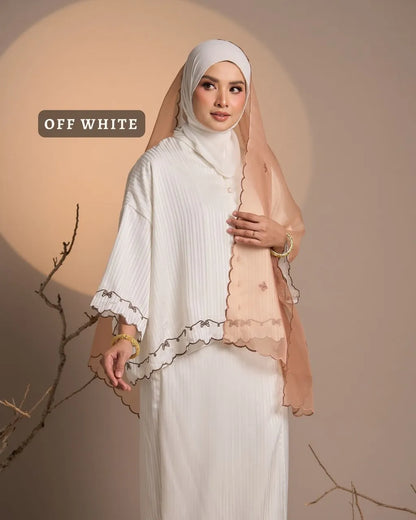 HW Fatya Mini Kurung with Embroidery