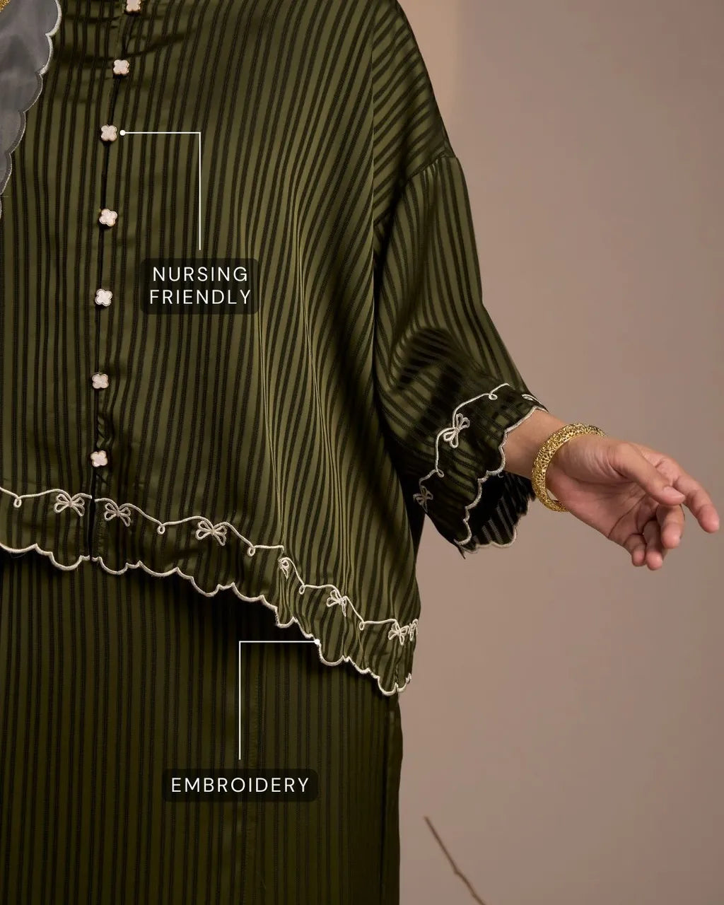 HW Fatya Mini Kurung with Embroidery