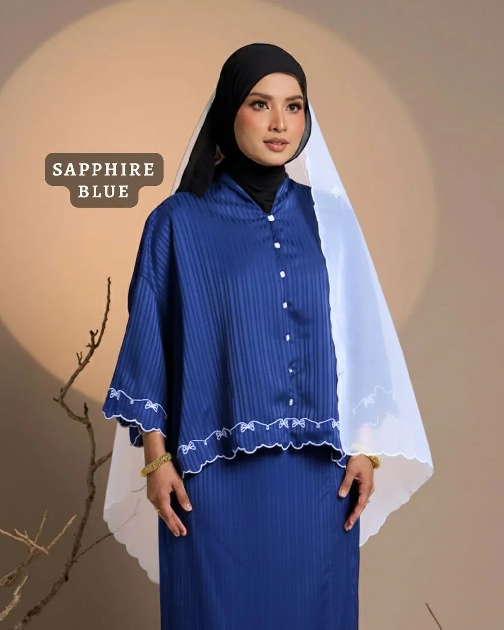 HW Fatya Mini Kurung with Embroidery