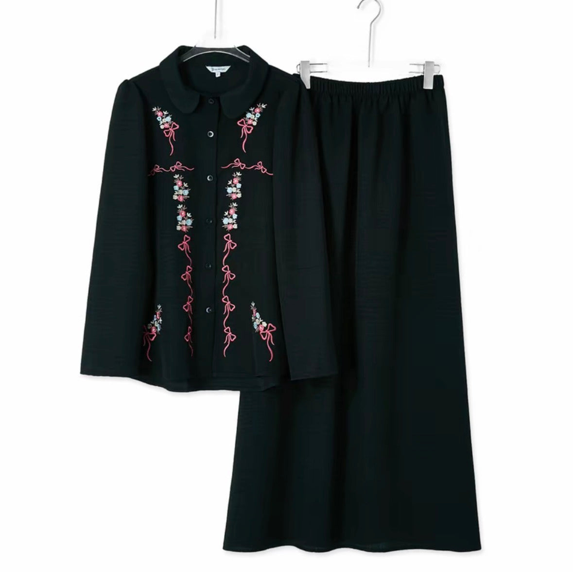 YM Miranda Embroidered Skirt Set - FS/PS
