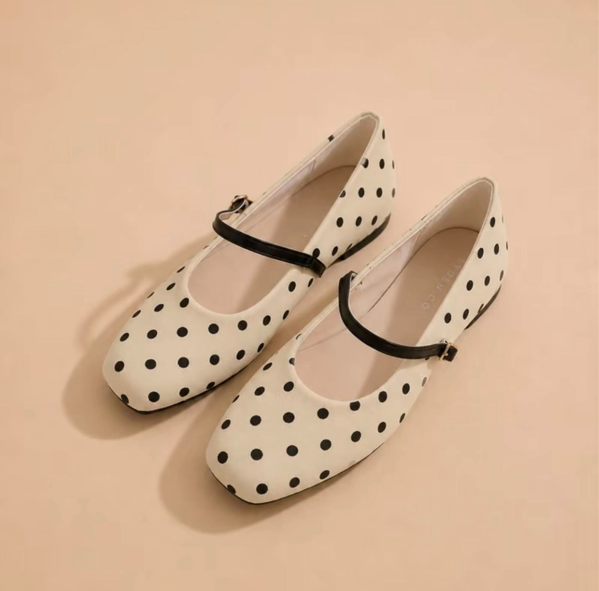 LYDEN Doté Strap Flats