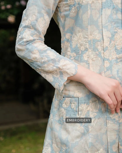 HW Saffya Kebarung Embroidery With Kain Lipat Batik