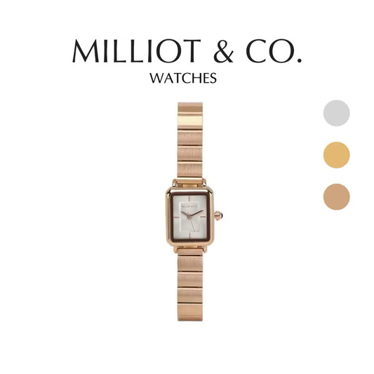 Milliot & Co Betty Gold Stainless Steel Analog Watches