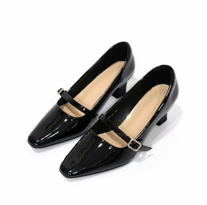 LYDEN Mary Jane Pointed Heels 6cm