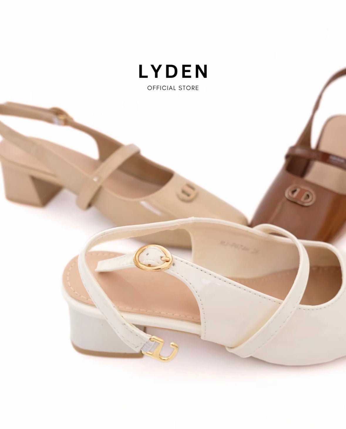 LYDEN Clara Glossy 5cm Pump Heels Series