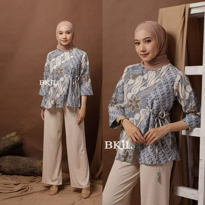 Modern Batik Cotton Top/Blouse