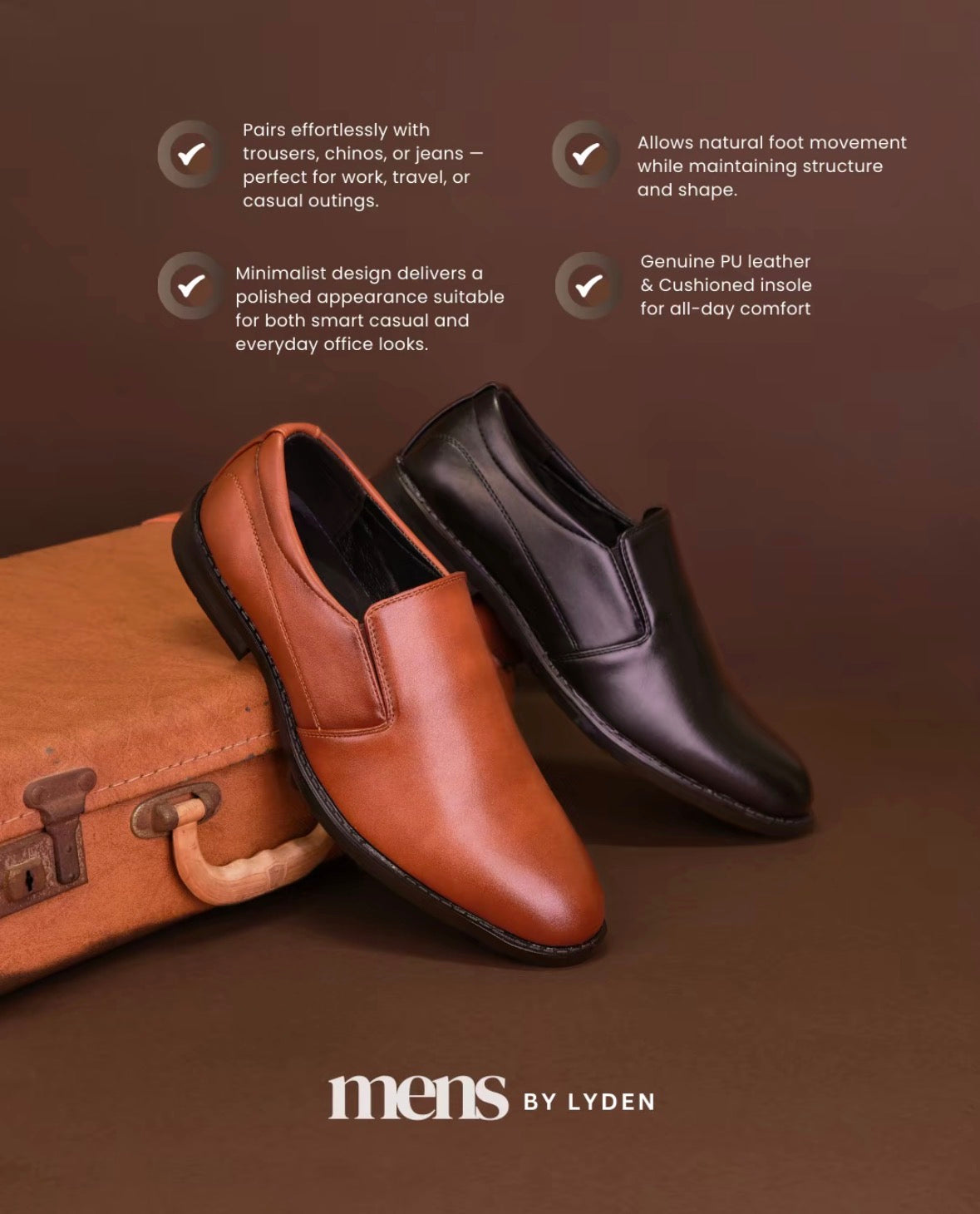 Mens by LYDEN Zayn Slip On Series