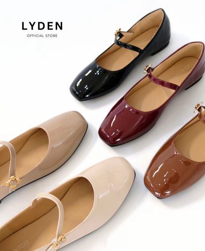LYDEN Le Flowers Mini Flats with Strap