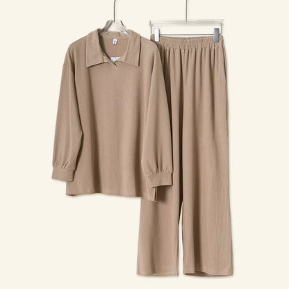 YM Elle/Ellene Set (Blouse & Pants) - Free Size/Plus Size