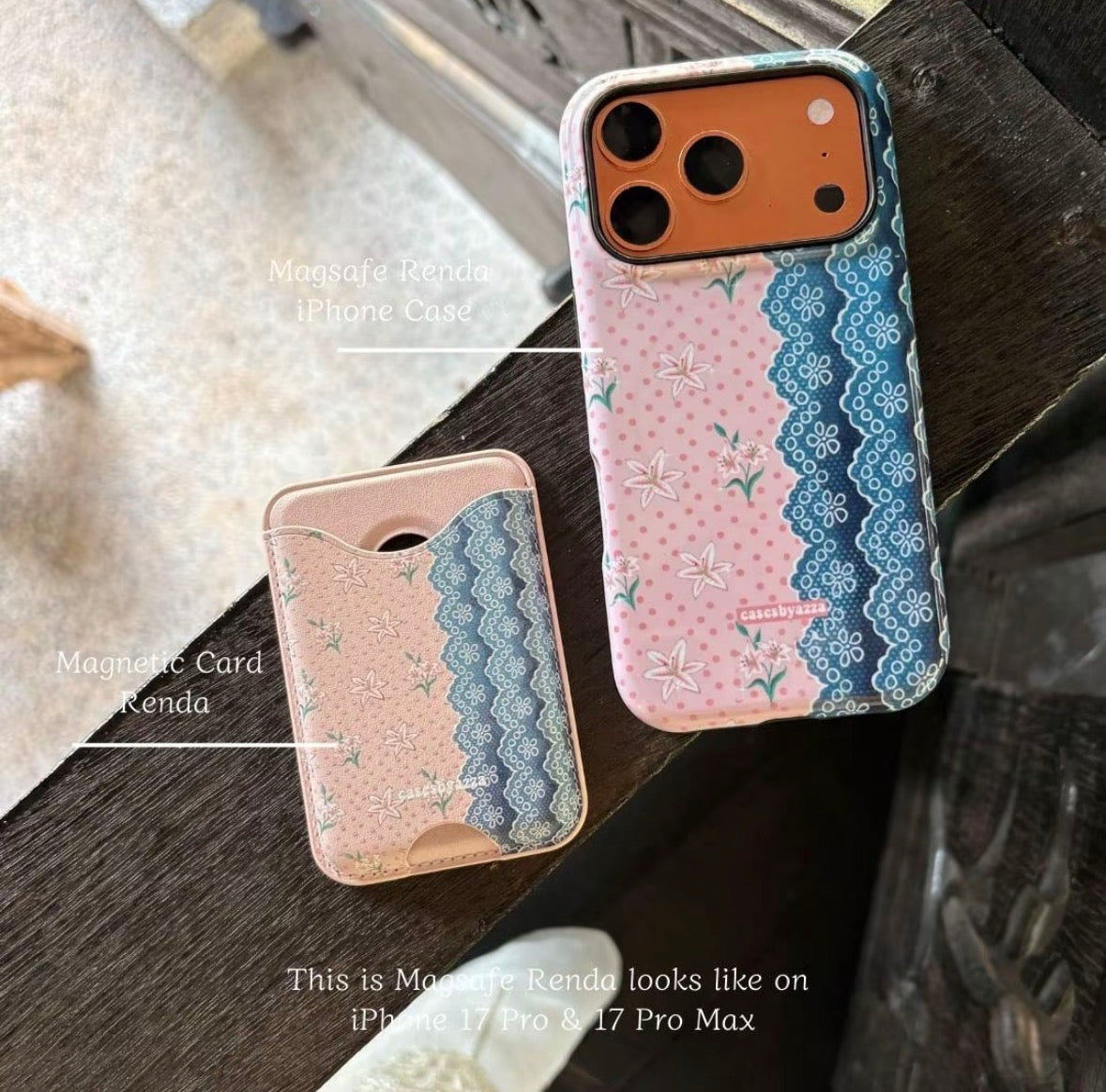 CBA MagSafe Renda iPhone Case - Raya Collection by Casesbyazza