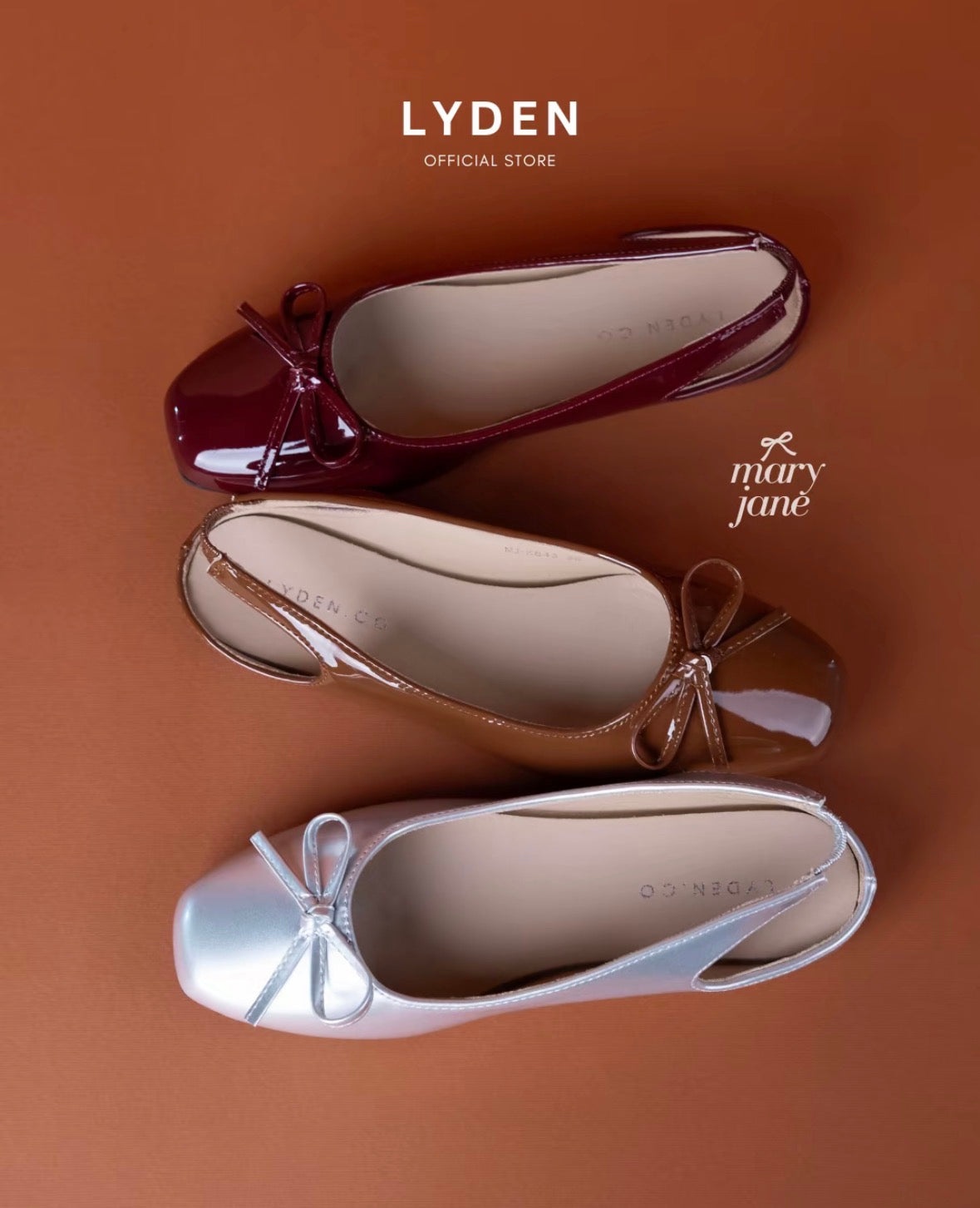 LYDEN Mary Jane Open Back Series